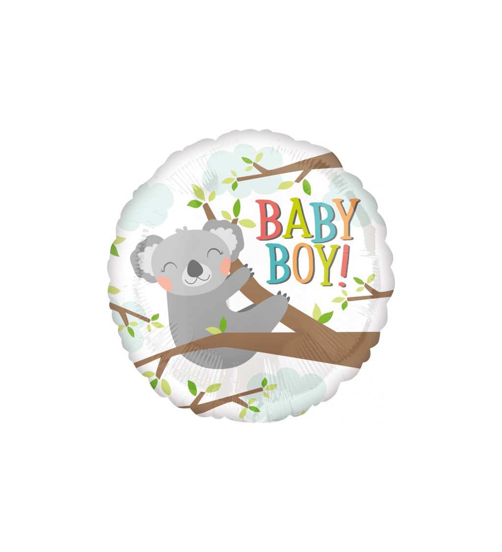 Balónek s koalou - Baby boy