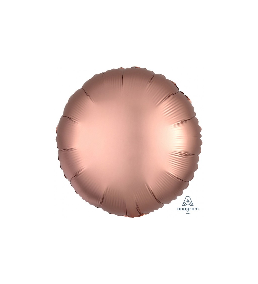 Fóliový balónek - Kolo Růžové zlato