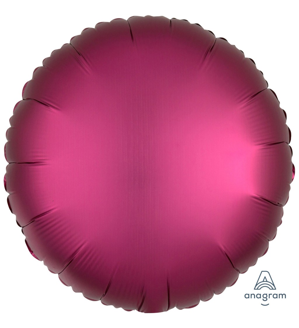Fóliový balónek - Kolo Tmavě-růžové