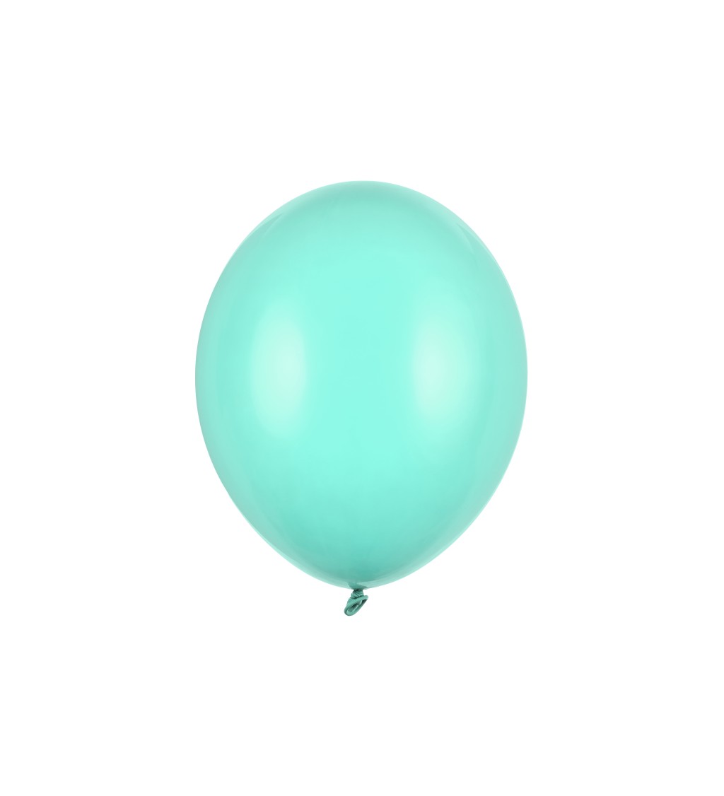 Balónek pastelový - mátový 10 ks