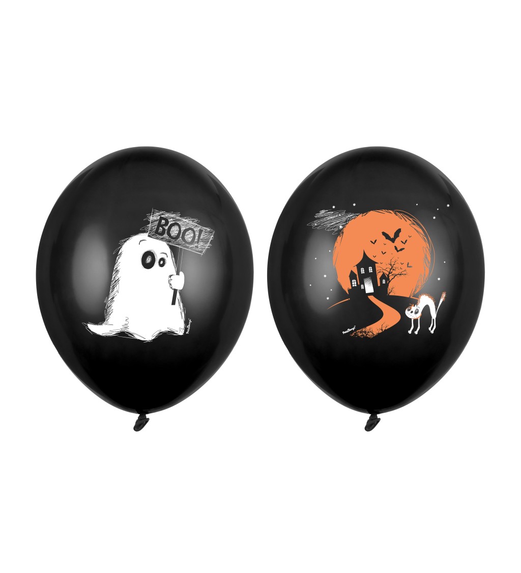 Halloweenské balonky - 6 ks