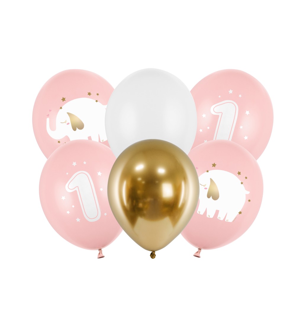 Balónky pro oslavu 1. narozenin