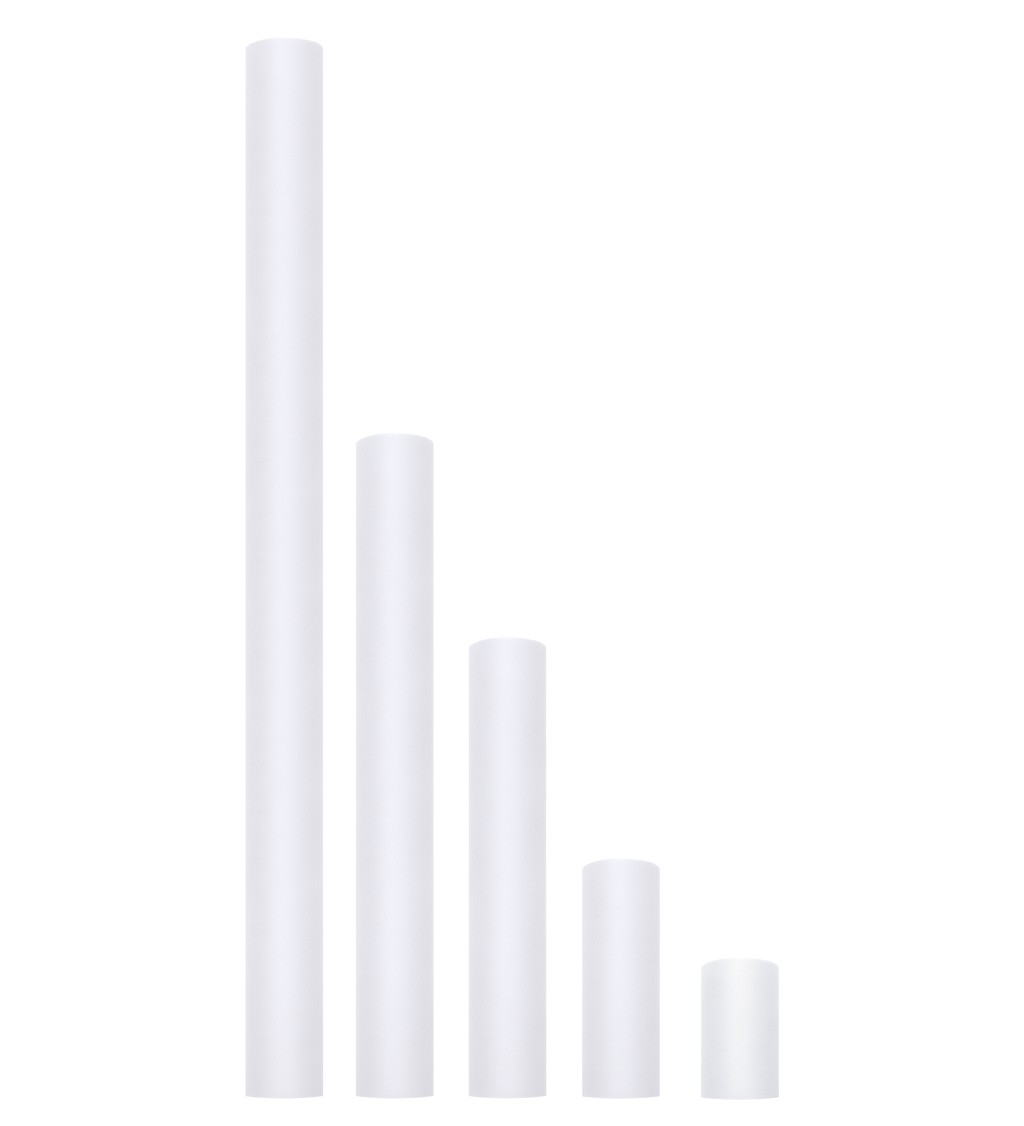 Bílý tyl - role (0,15 m)