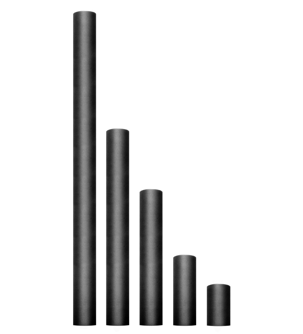 Černý tyl - role (0,15 m)