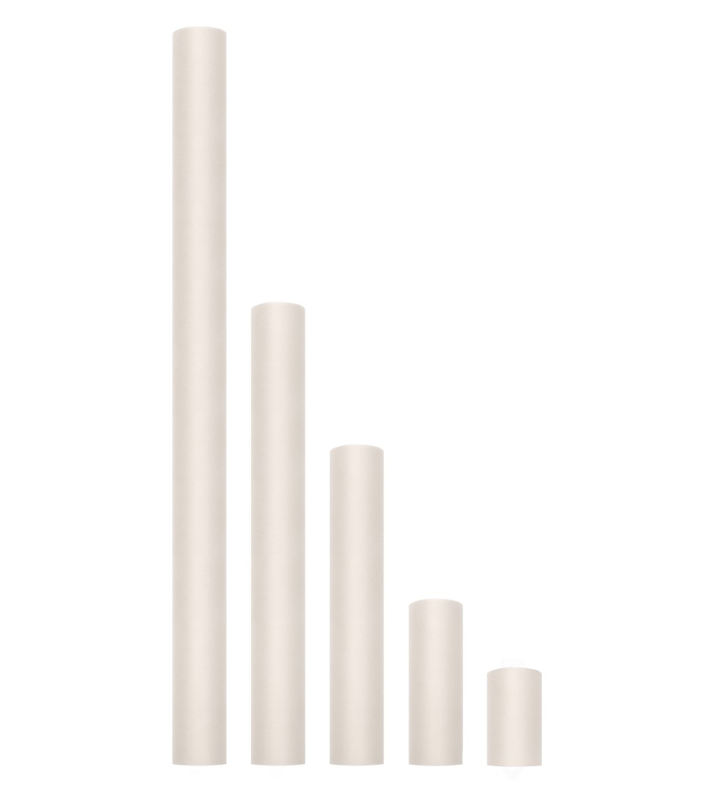 Krémový tyl - role (0,15 m)