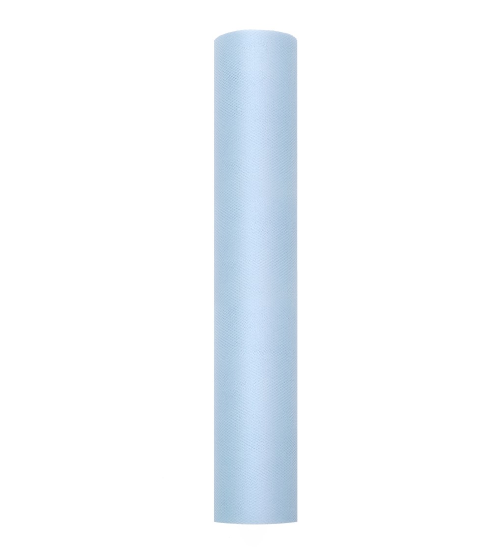 Světle modrý tyl - role (0,3 m)