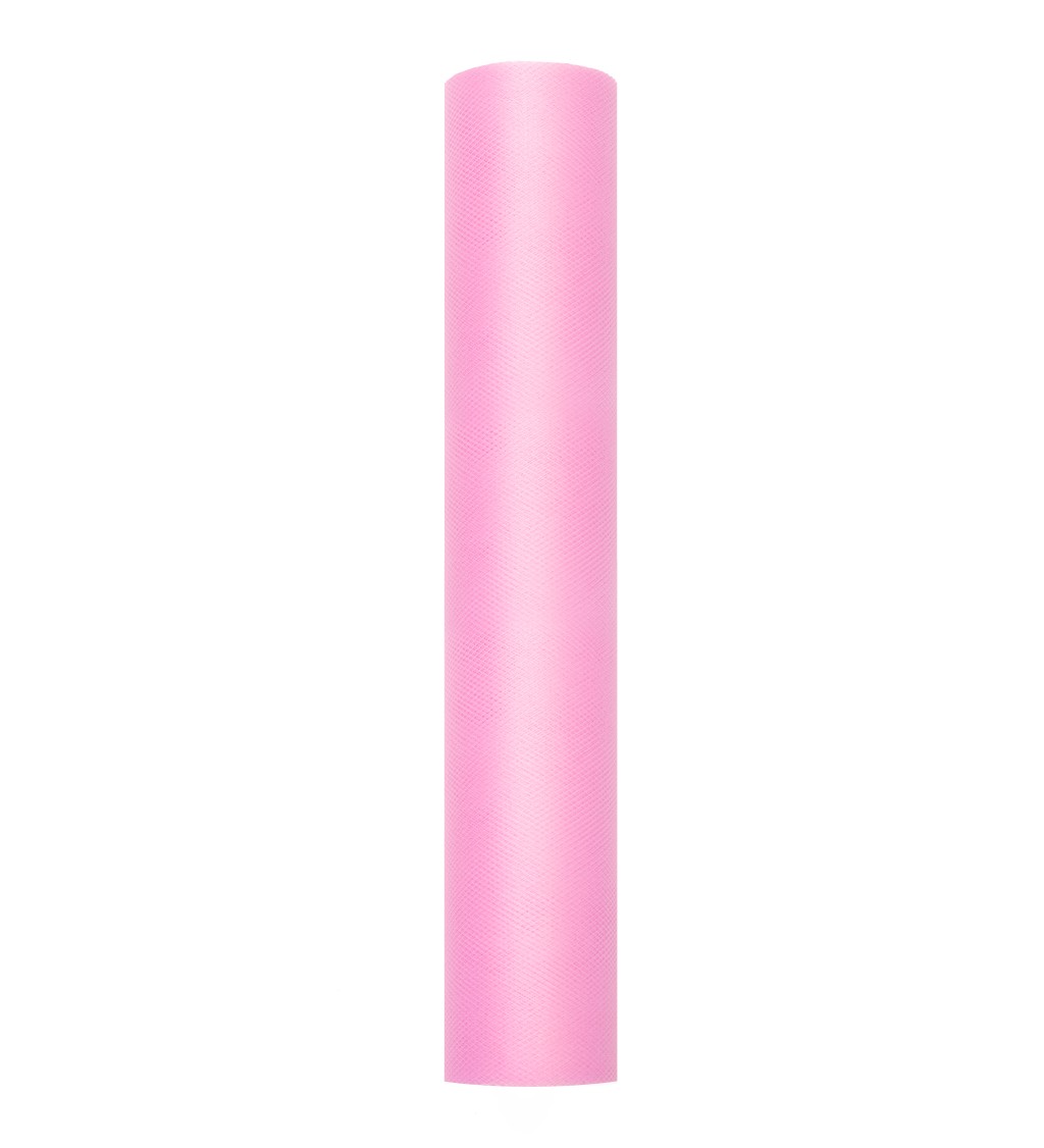 Světle růžový tyl - role (0,3 m)