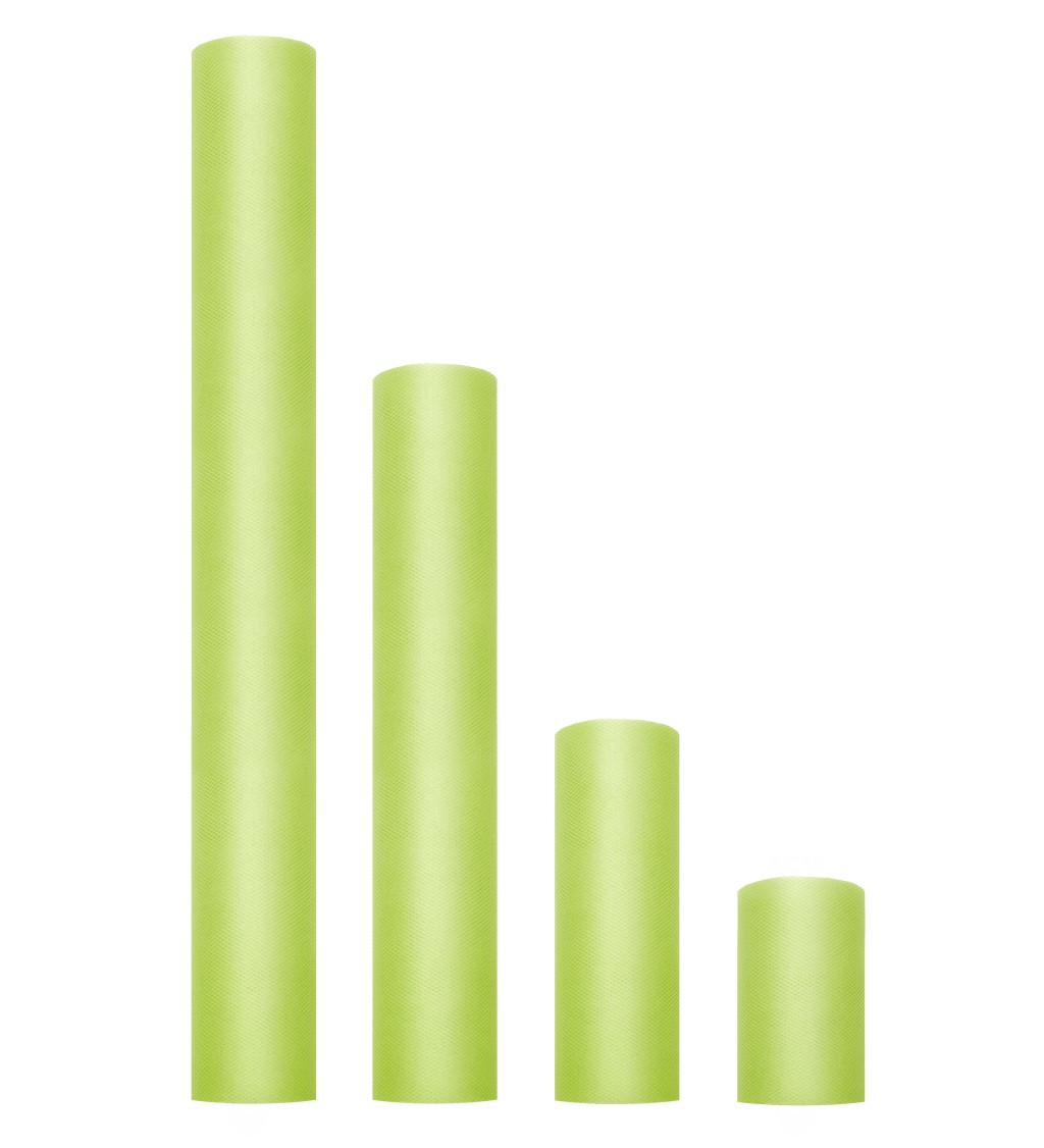 Světle zelený tyl - role (0,3 m)