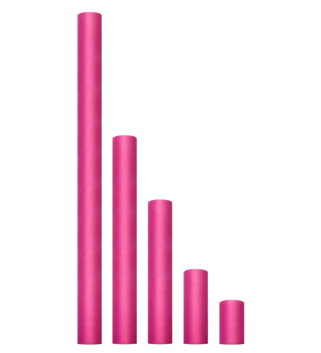 Růžový tyl II - role (0,08 m)