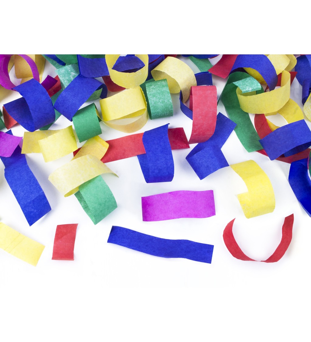 Vystřelovací konfety mix barev