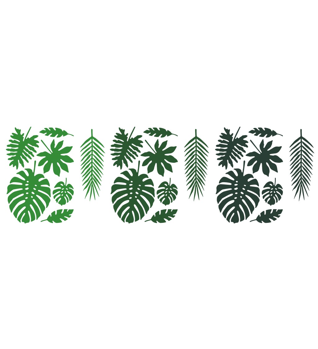 Zelené listy - Dekorační