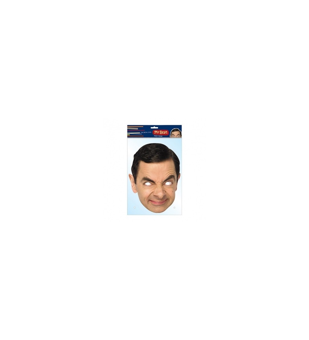 Papírová maska Mr. Bean