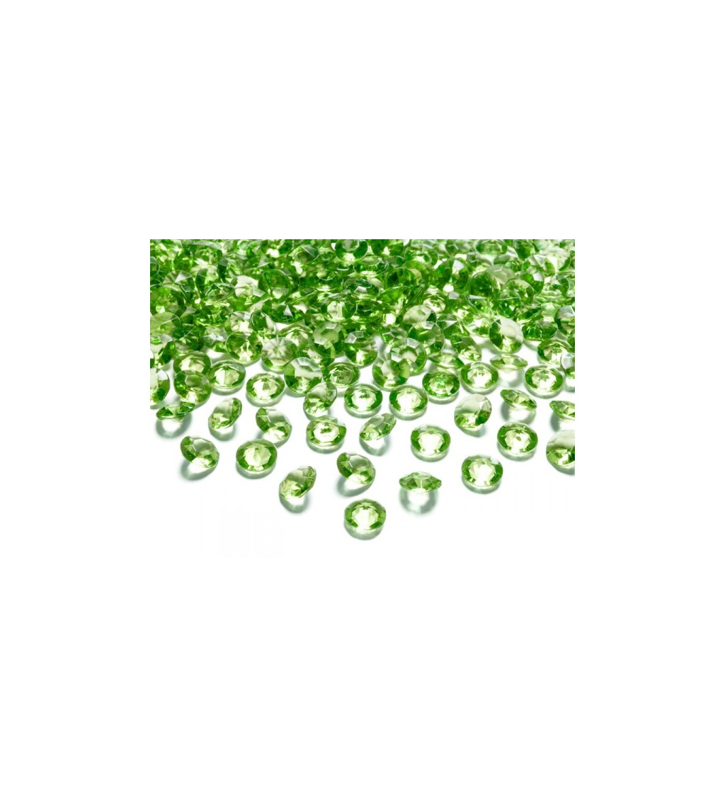 Diamanty MINI - Světle zelené