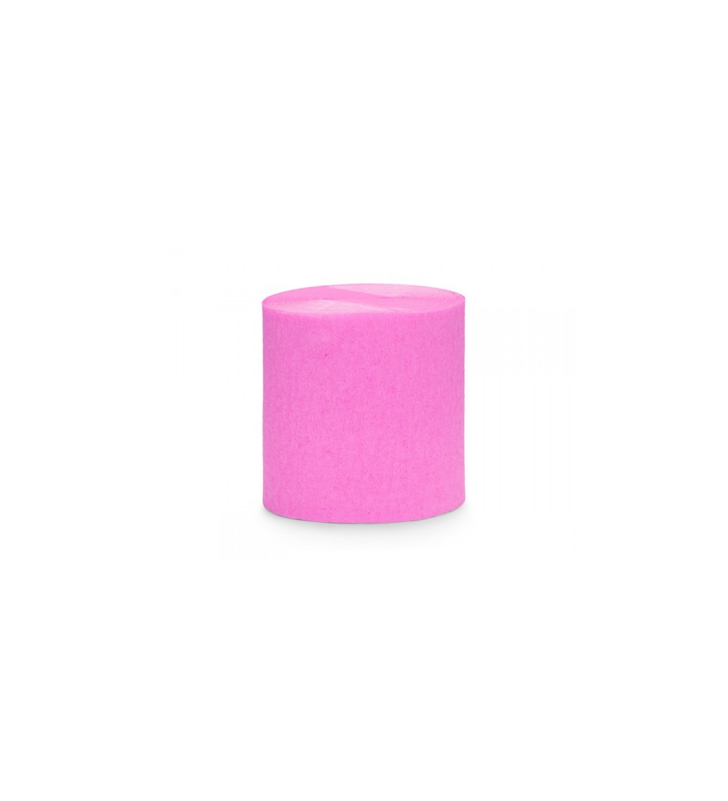 Krepový papír - růžový