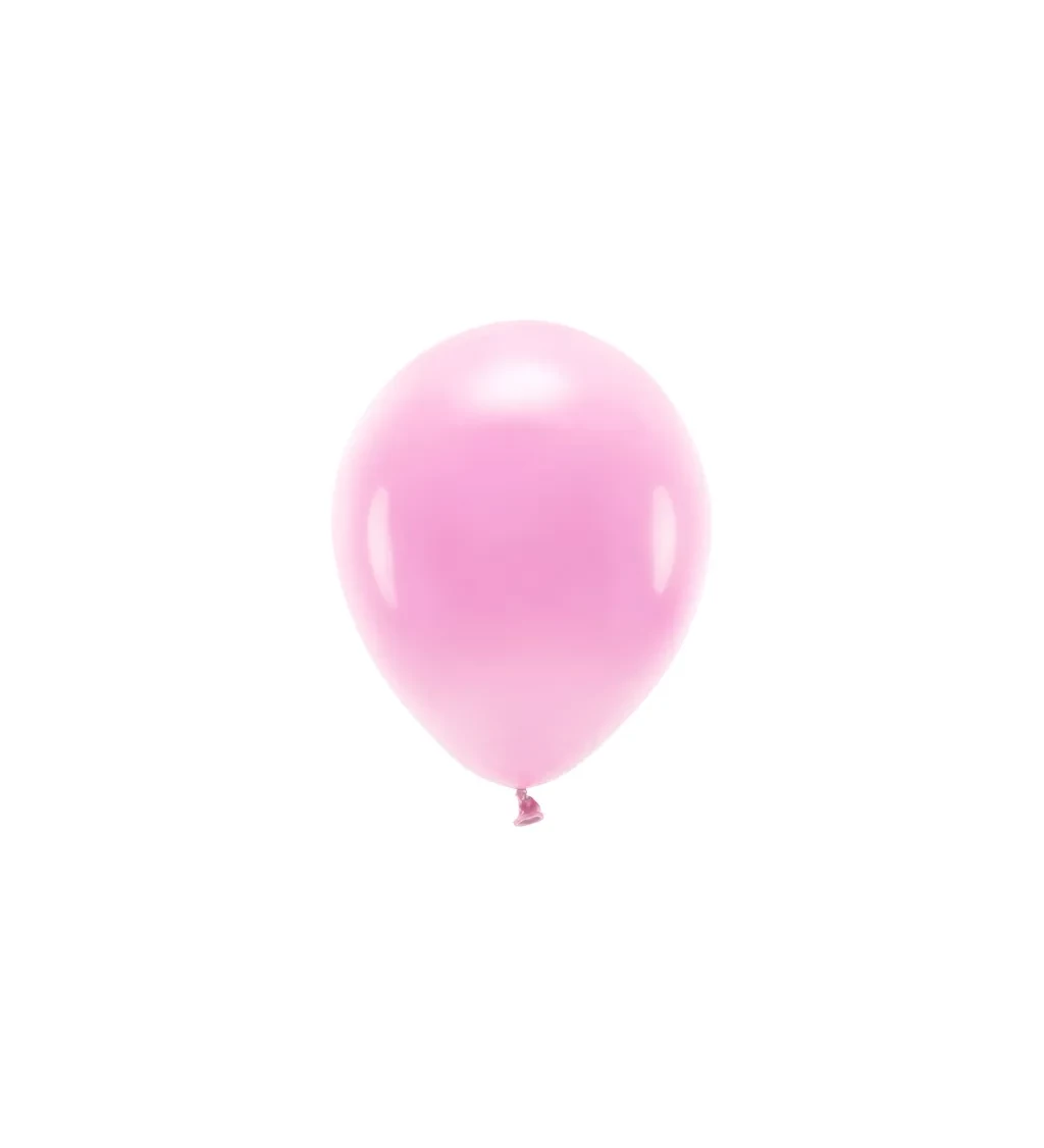 Eko balónky v růžové barvě