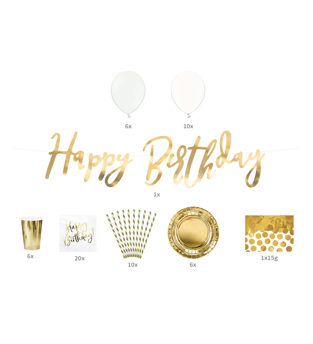 Zlatý Set - Happy Birthday