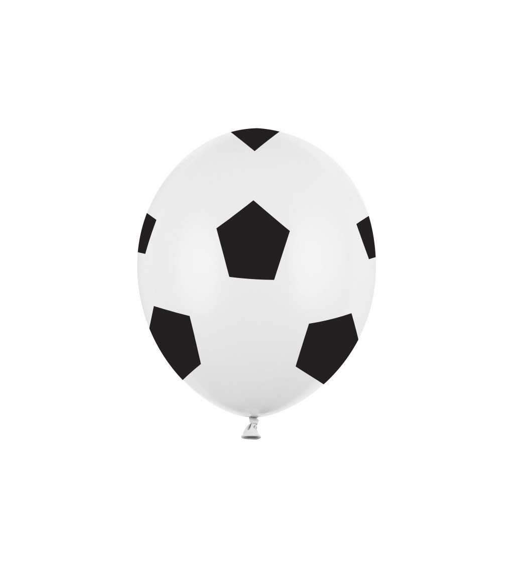 Latexový balónek - motiv fotbalového míče