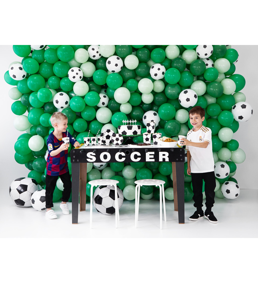 Latexový balónek - motiv fotbalového míče