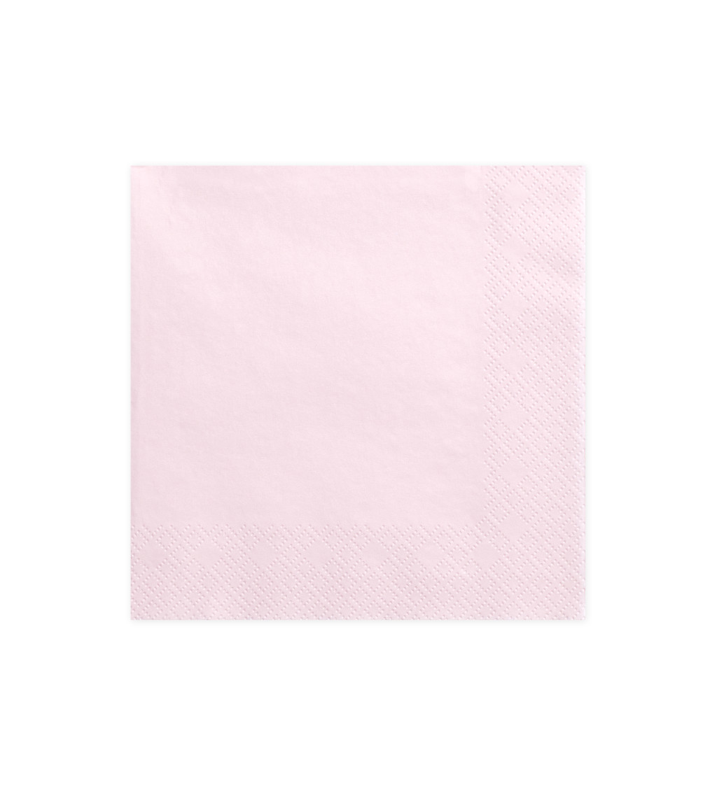 Ubrousky - růžová barva