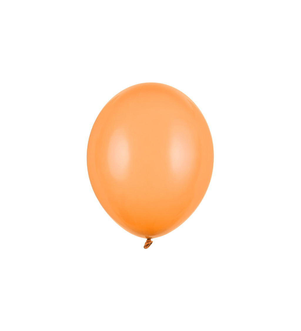 Latexový balón v oranžové barvě