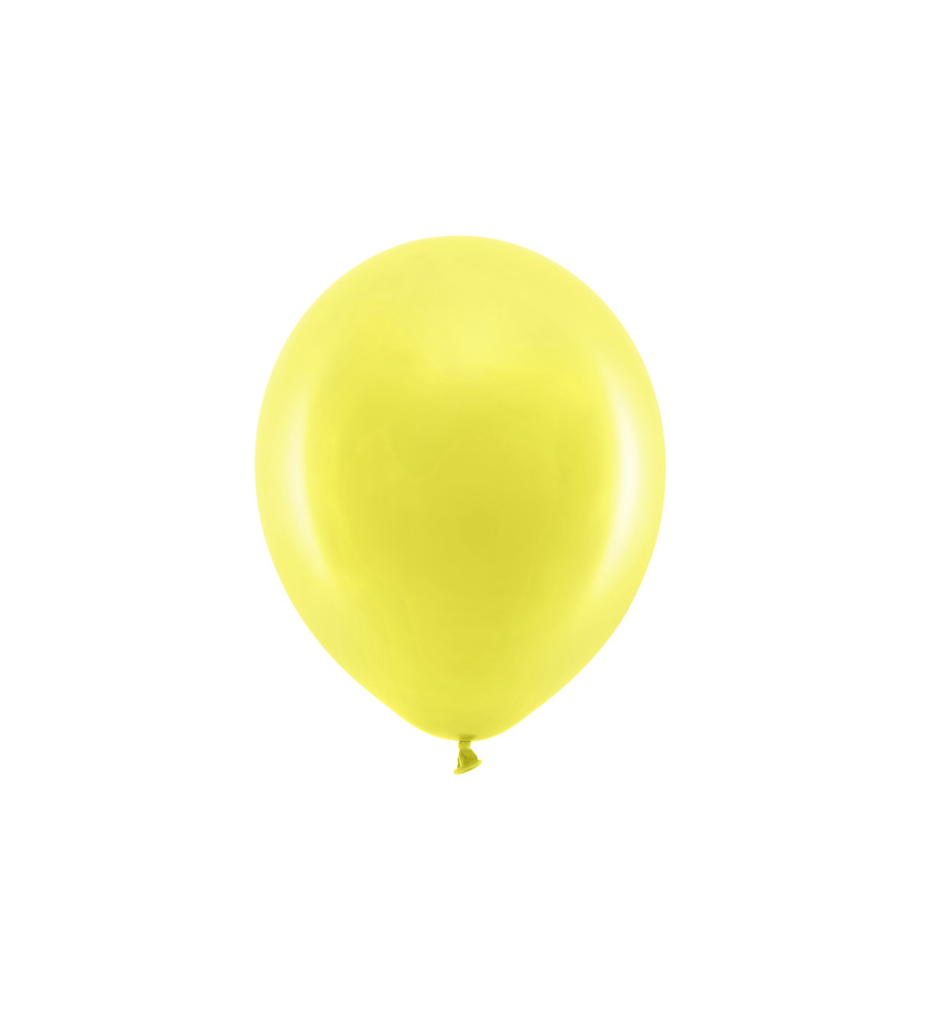 Pastelovo-žluté balóny