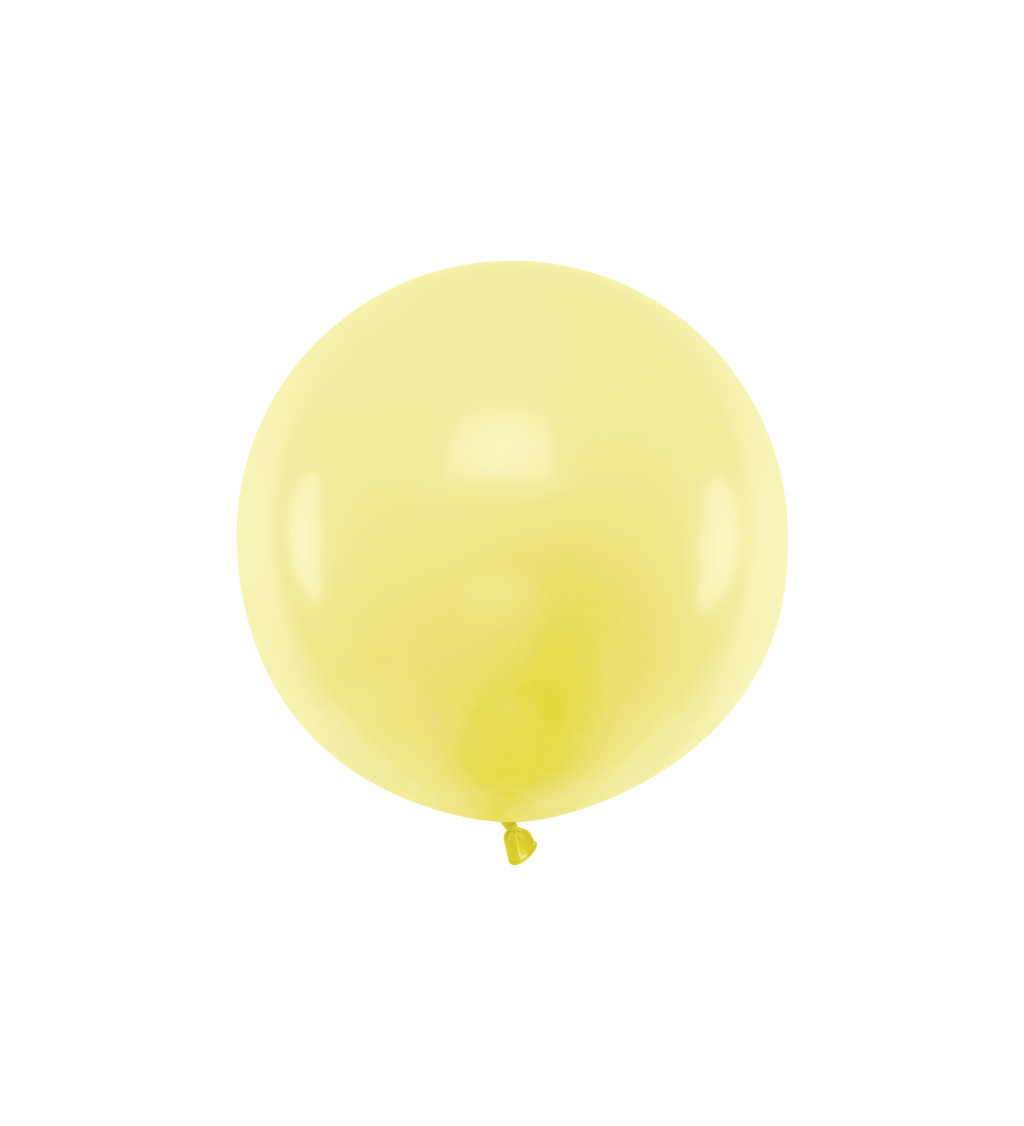 Balónek ve žluté barvě