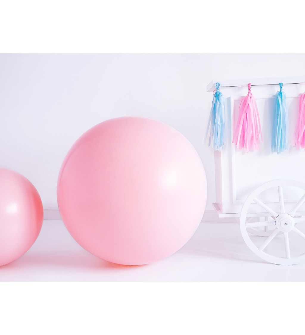Mega pastelový balónek - růžový
