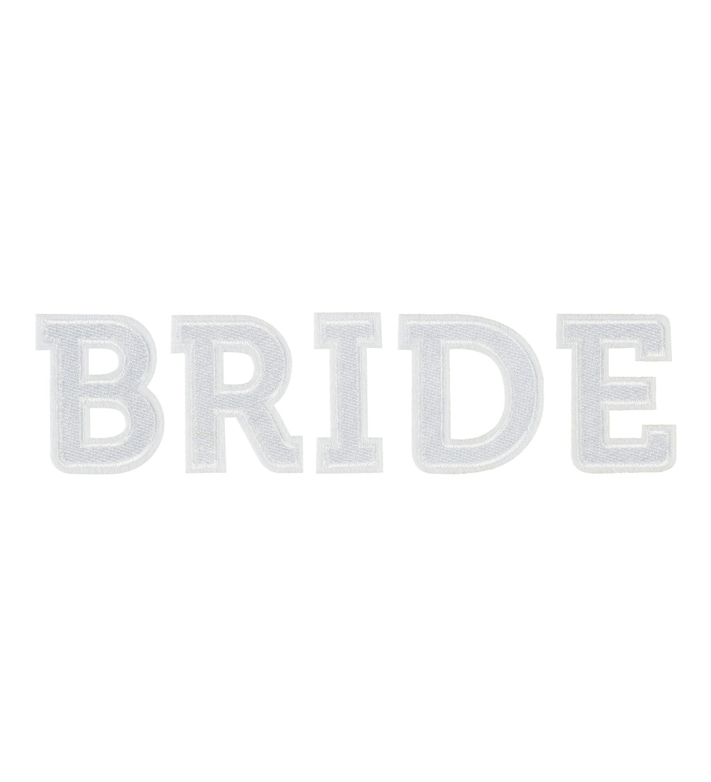 Nažehlovačka s nápisem Bride