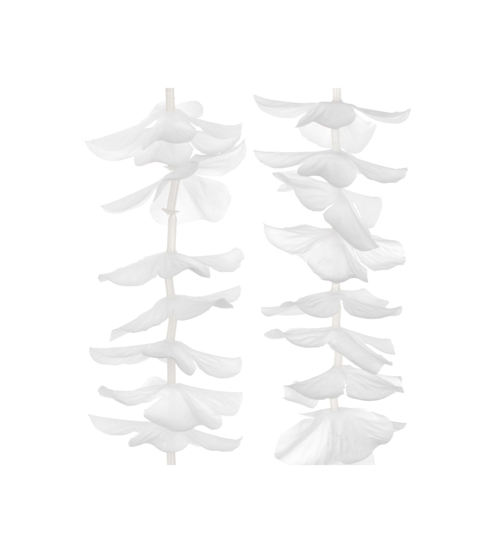 Závěsná dekorace - bílé květy
