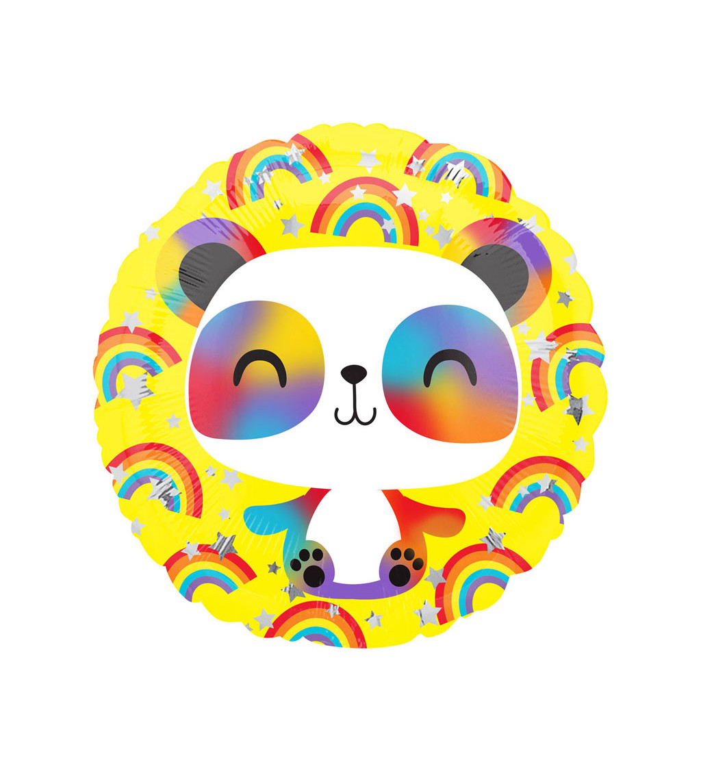 Fóliový balónek Panda s úsměvem