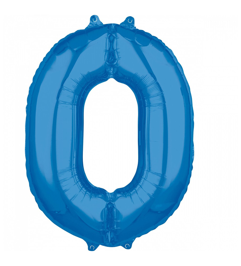 Balónek modrý - číslo 0