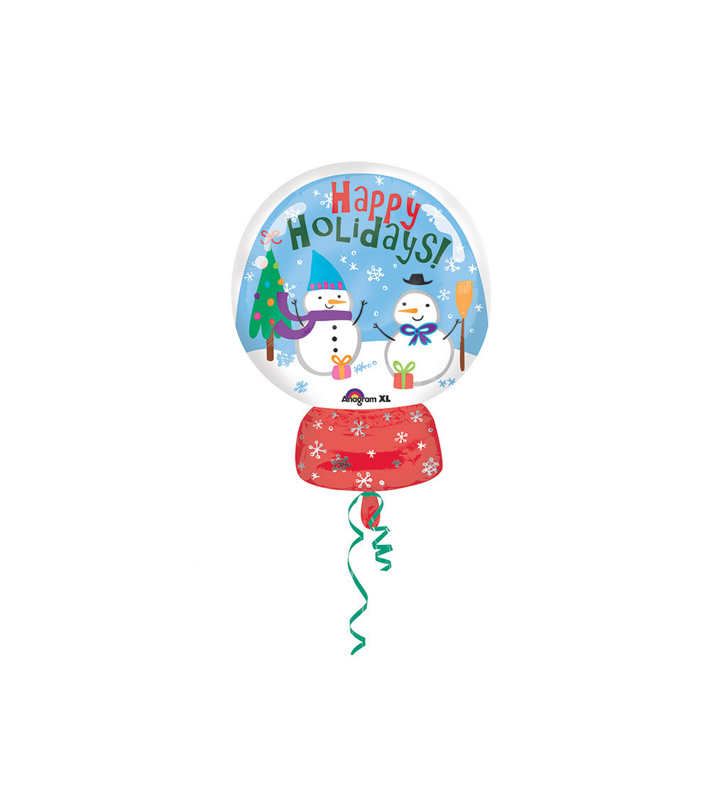 Vánoční balónek Happy holidays