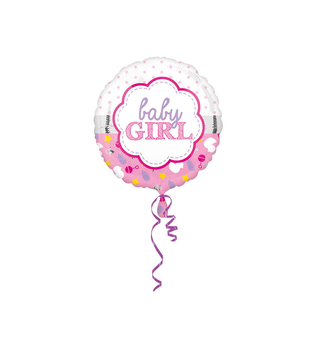Fóliový balónek Baby Girl