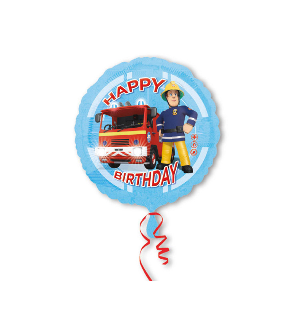 Narozeninový balón požárník Sam