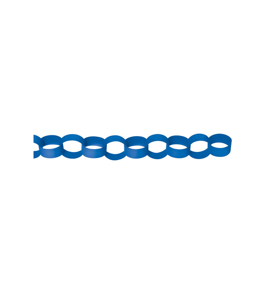 Girlanda - modrý řetěz