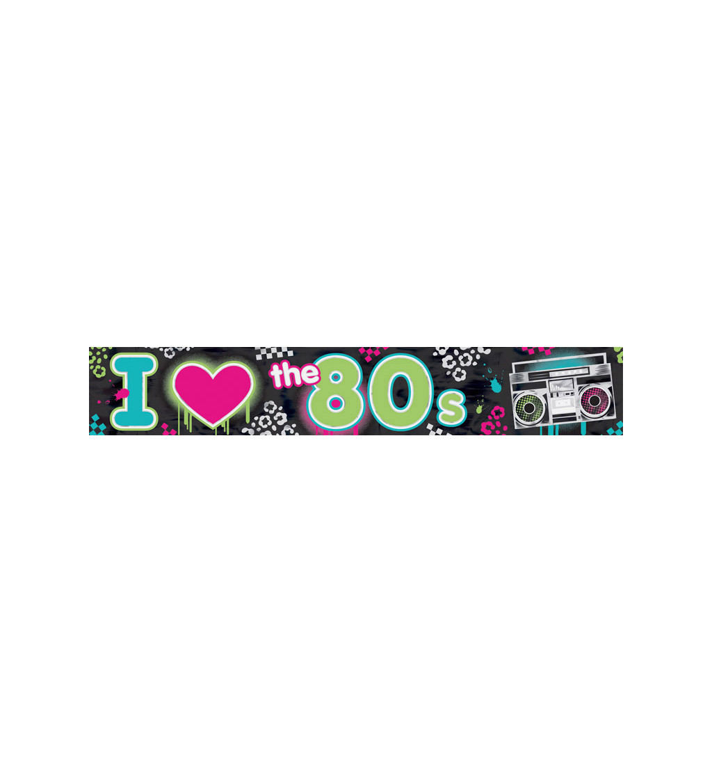 I love 80s Banner