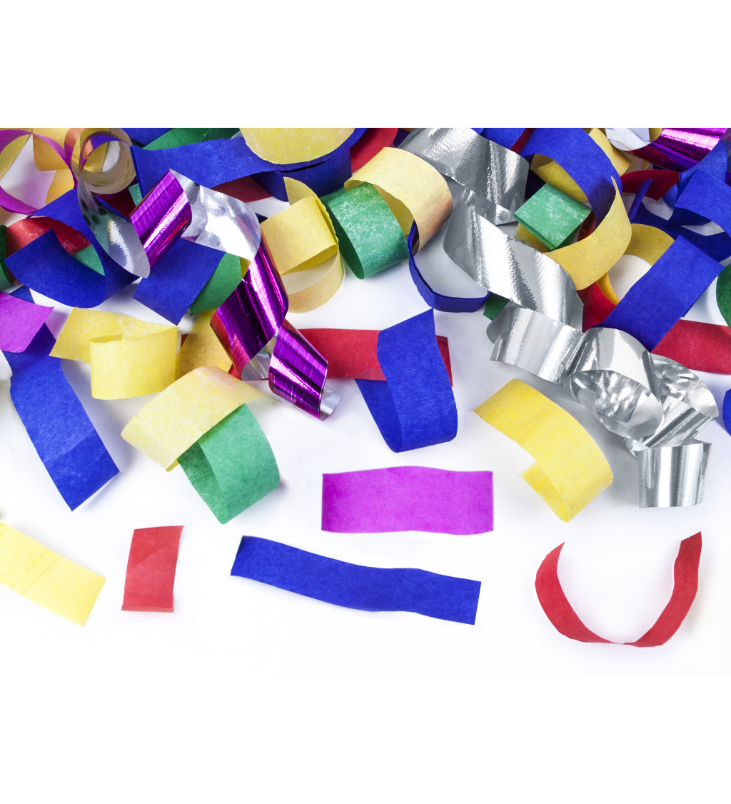 Vystřelovací konfety - různé barvy