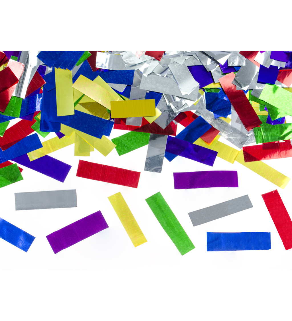 Vystřelovací konfety - barevné - 60 cm