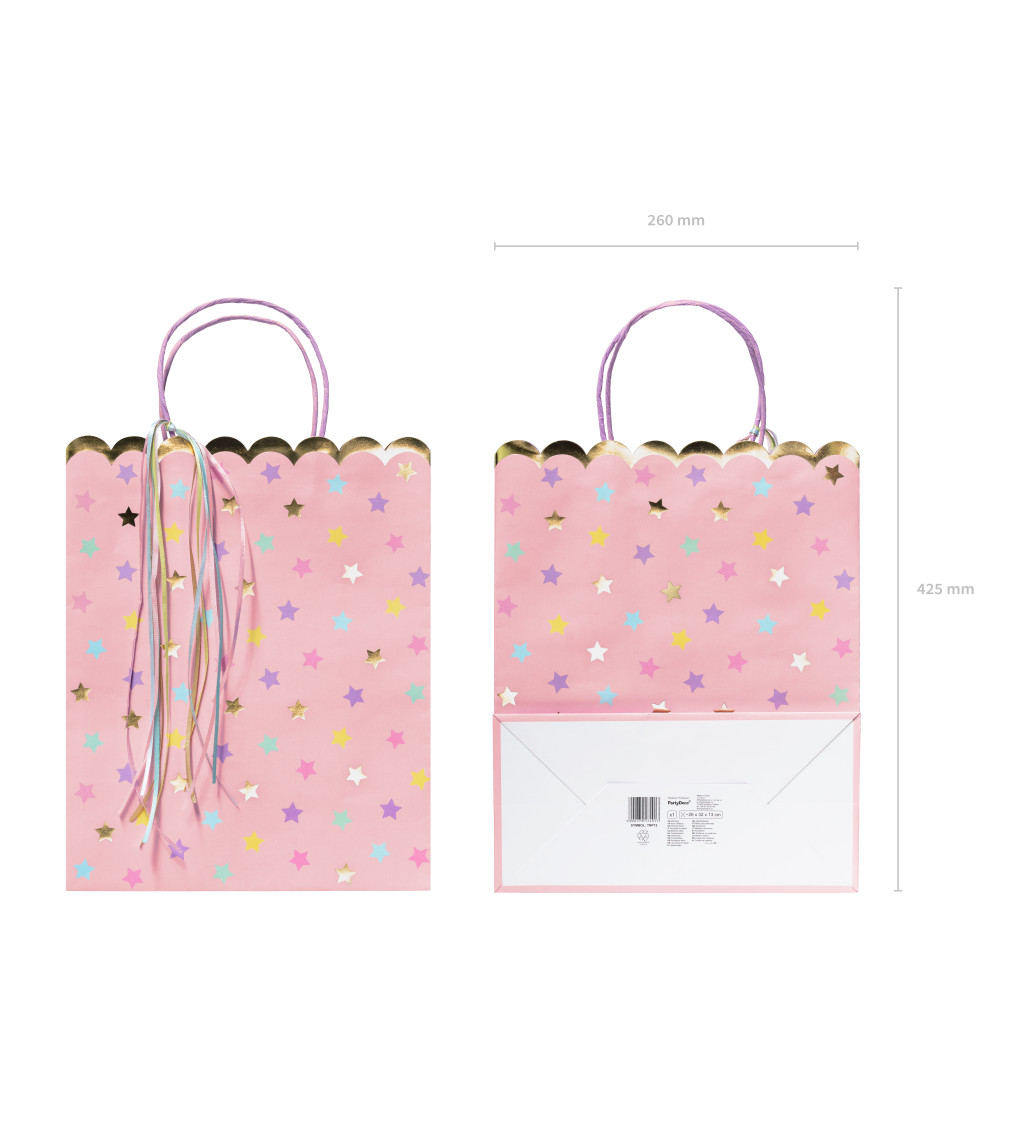 Dárková taška - růžová