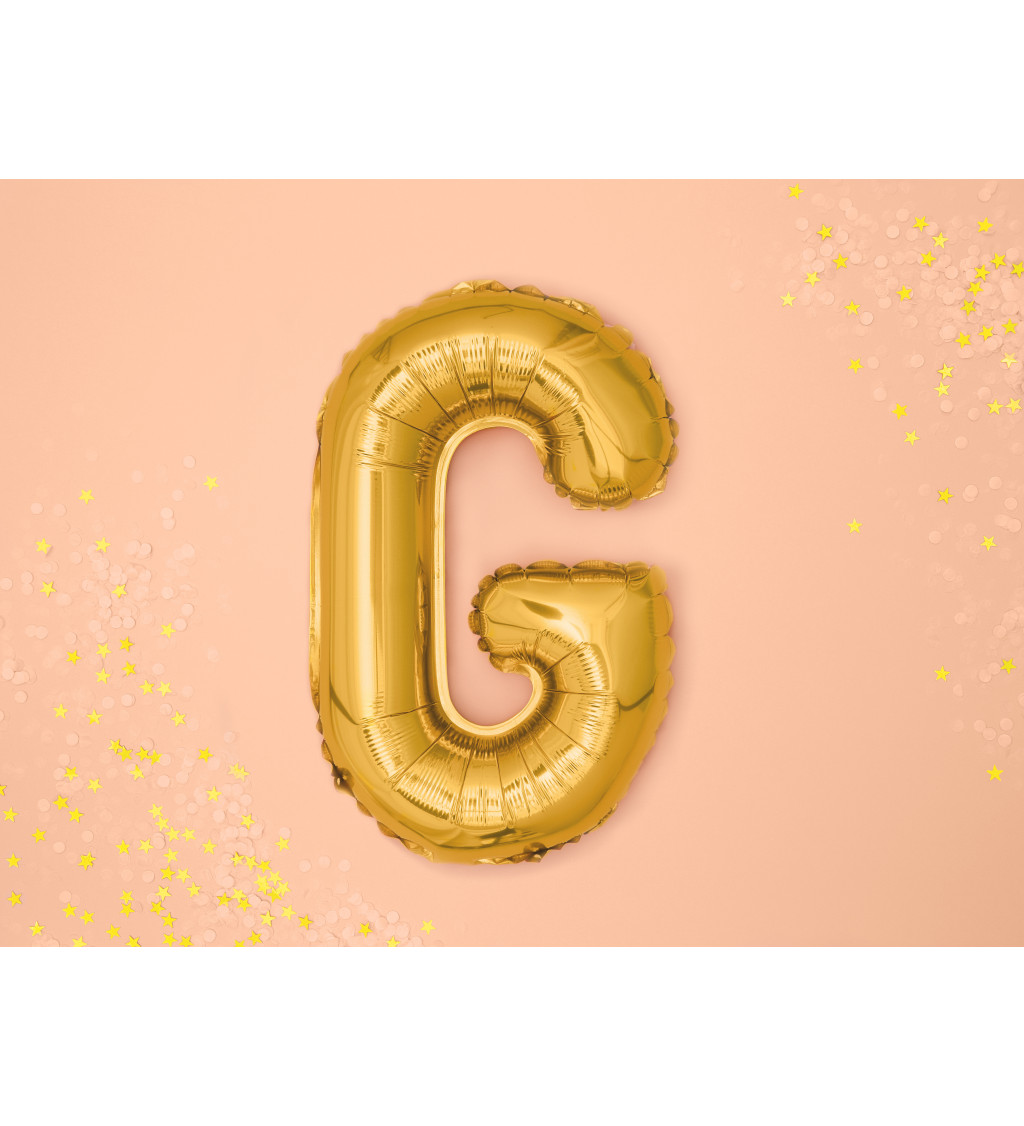 Fóliové zlaté písmeno G