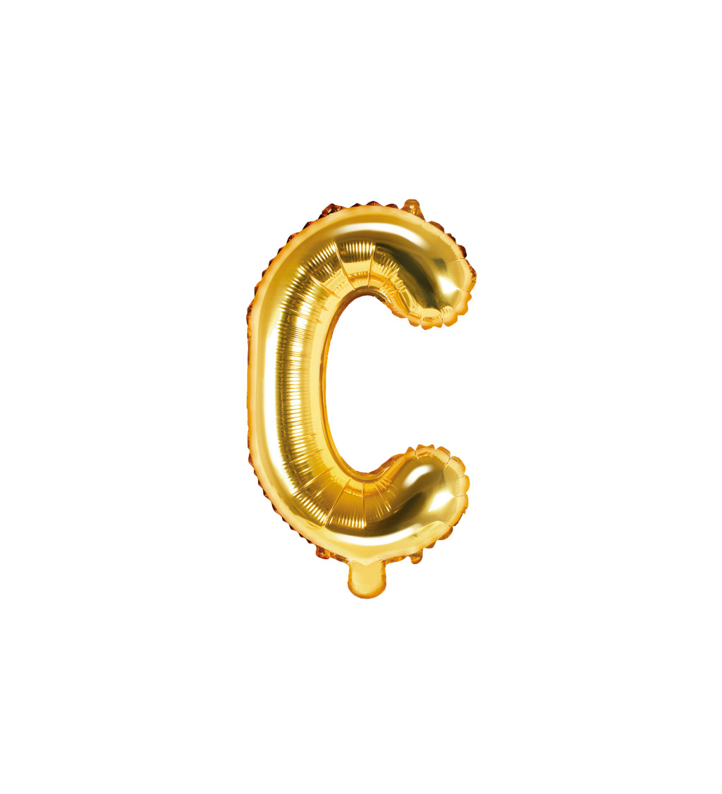 Malé písmeno C  zlaté