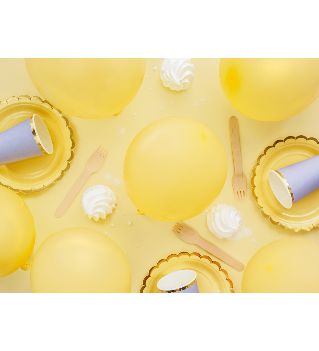 Žluté ECO balónky (pastel)