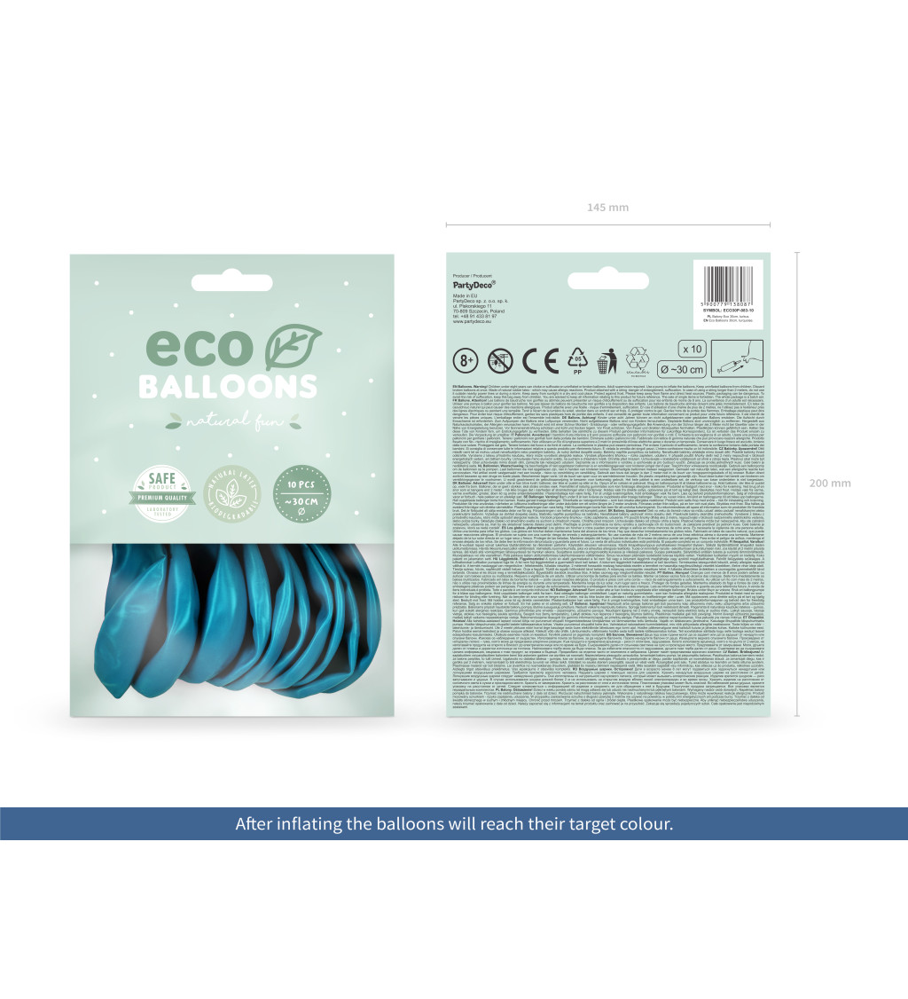 ECO latexové balónky - modré
