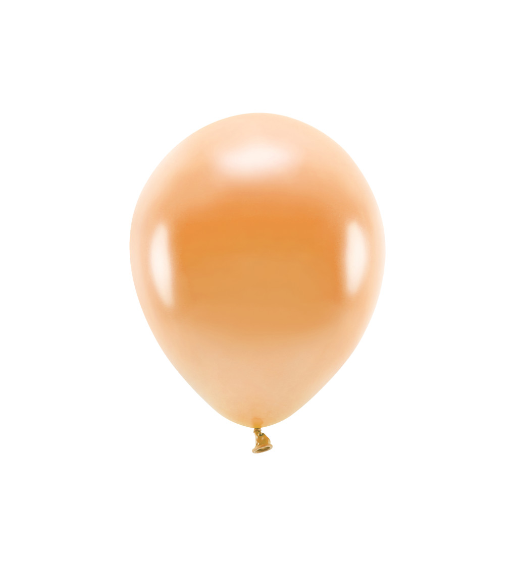 ECO balónky - oranžové metalické