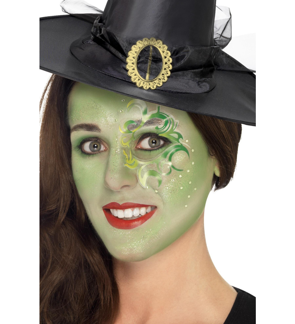 Make up zelená sada pro čarodějnice