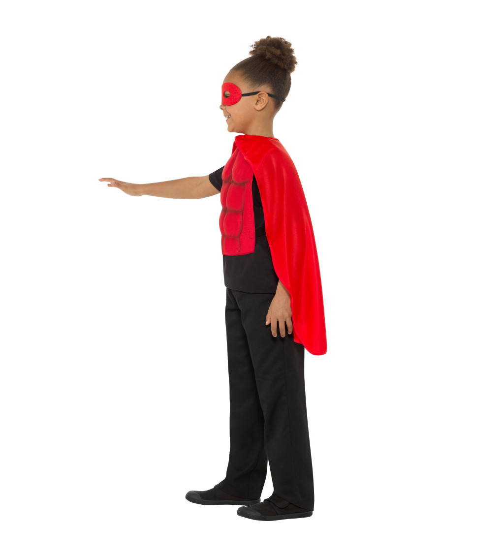 Dětský kostým červený superhrdina