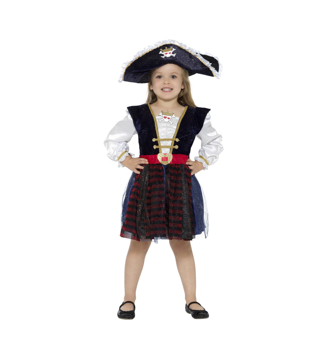 Dětský kostým malé pirátky