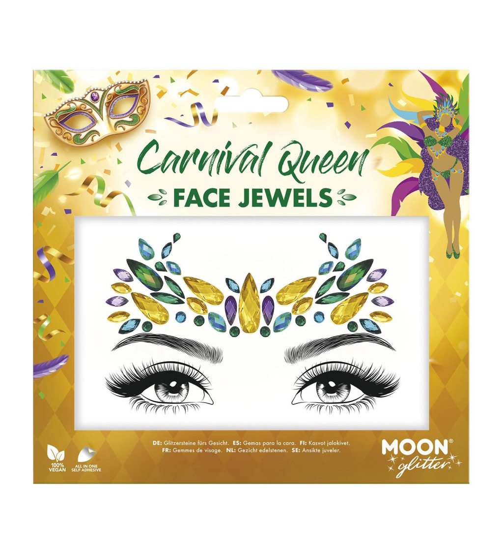 Kamínkový make up - Karnevalová královna