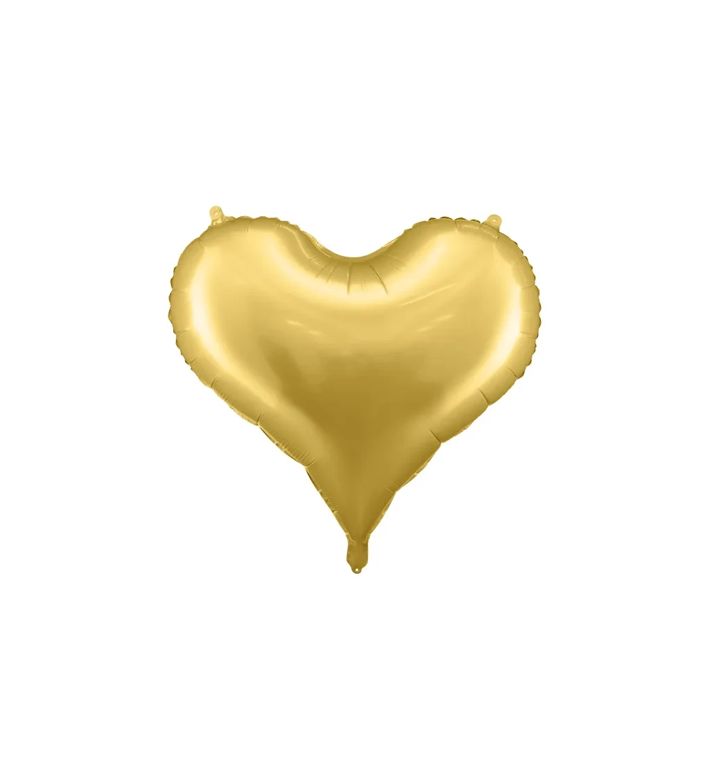 balonek zlate srdce