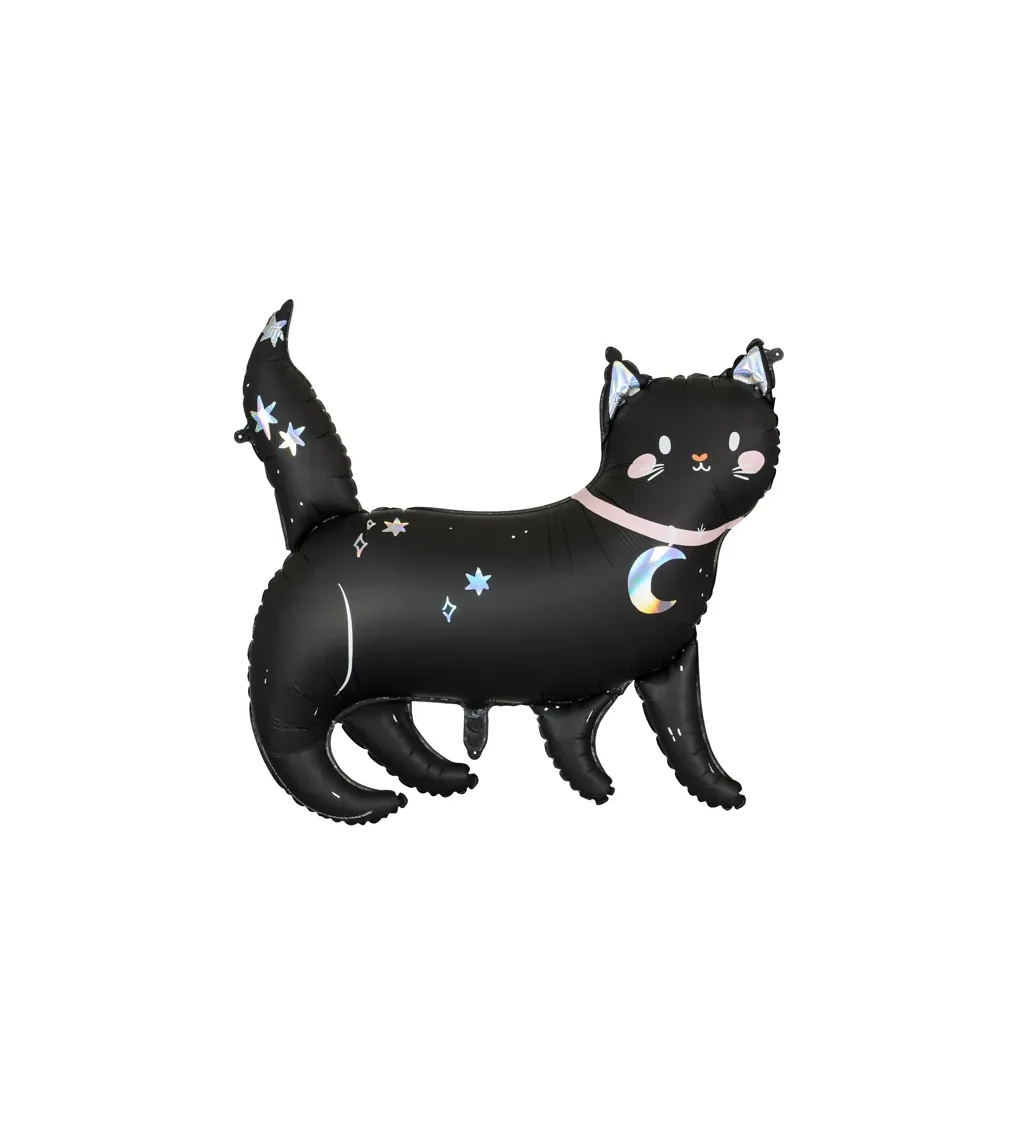 Černý balónek kočka